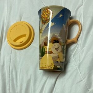 Disney Pixar UP! Ceramic Mug with silicone Lid